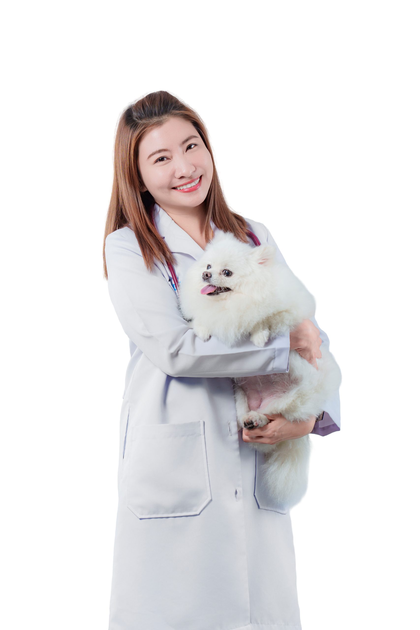 Bác sĩ Chawapa Wattanaprateep là bác sĩ chẩn đoán hình ảnh thú y tại Bệnh viện thú y Thonglor, chuyên về siêu âm và chẩn đoán hình ảnh cho chó mèo.